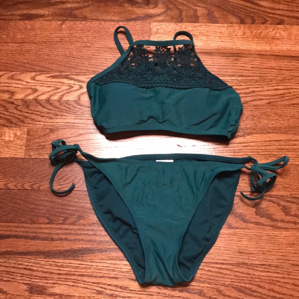 This is a gorgeous blue/green bikini from Target.